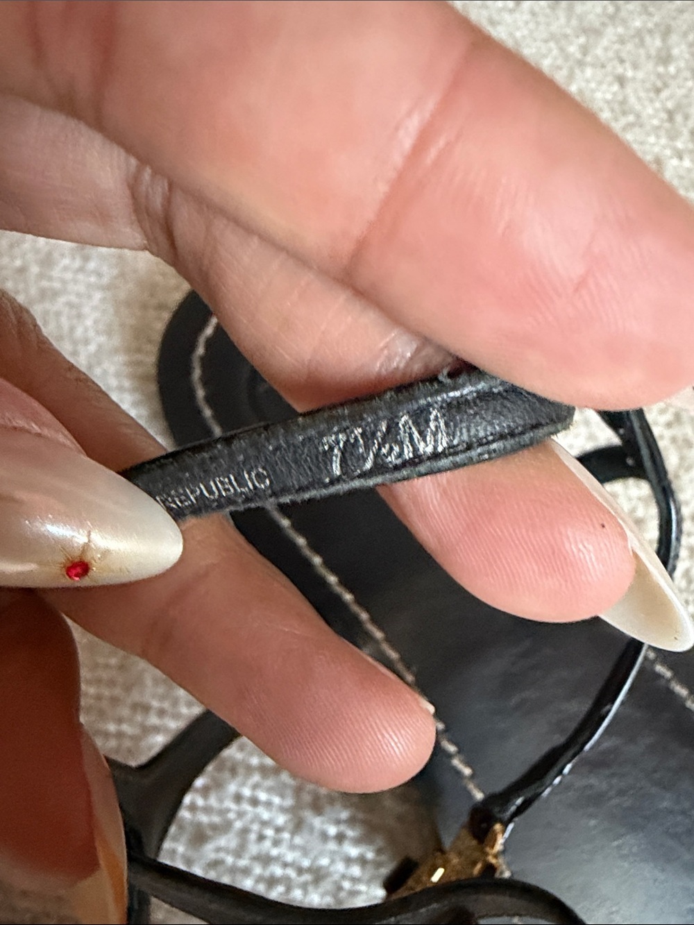 Tory Burch Melinda T Strap Sandal Size 7.5 - Picture 5 of 5